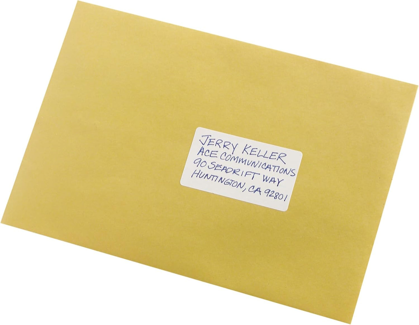 Avery Multi-Use Permanent Labels, 1.5" x 2.75", White, Non-Printable, 76 Blank Labels Total (6117)